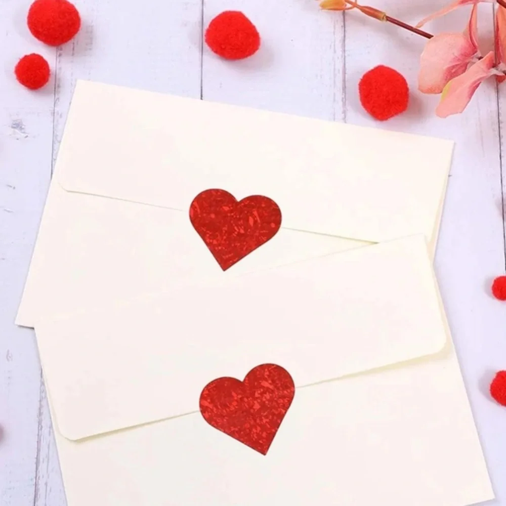 NWT Red Heart Sticker Roll of 500! - Picture 4 of 5